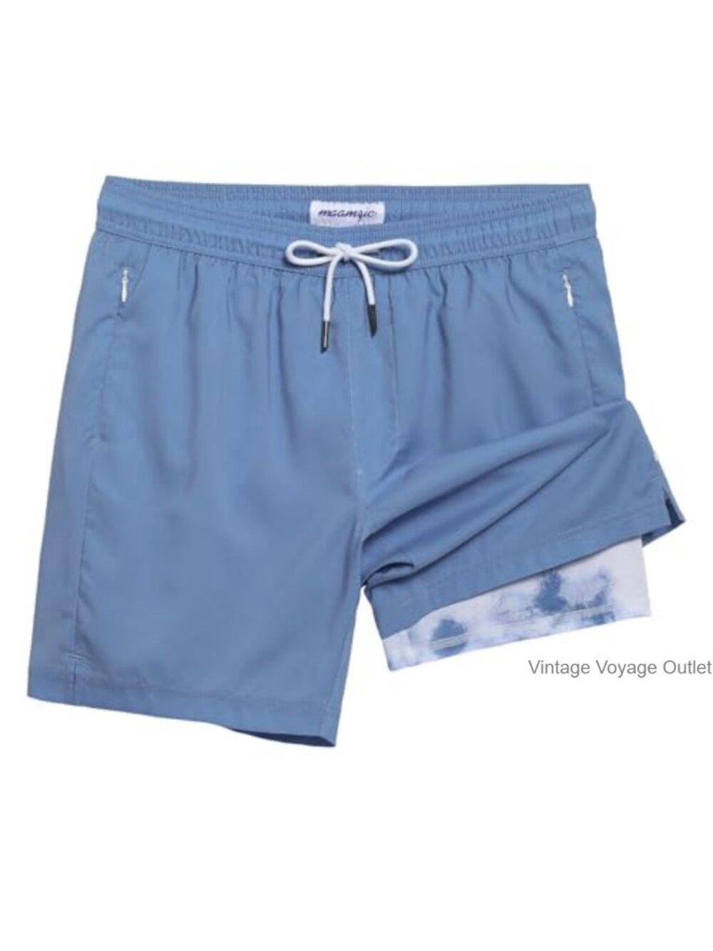 Mens Swim Trunks Compression Liner Quick Dry 7 Inch Stretch Board Shorts